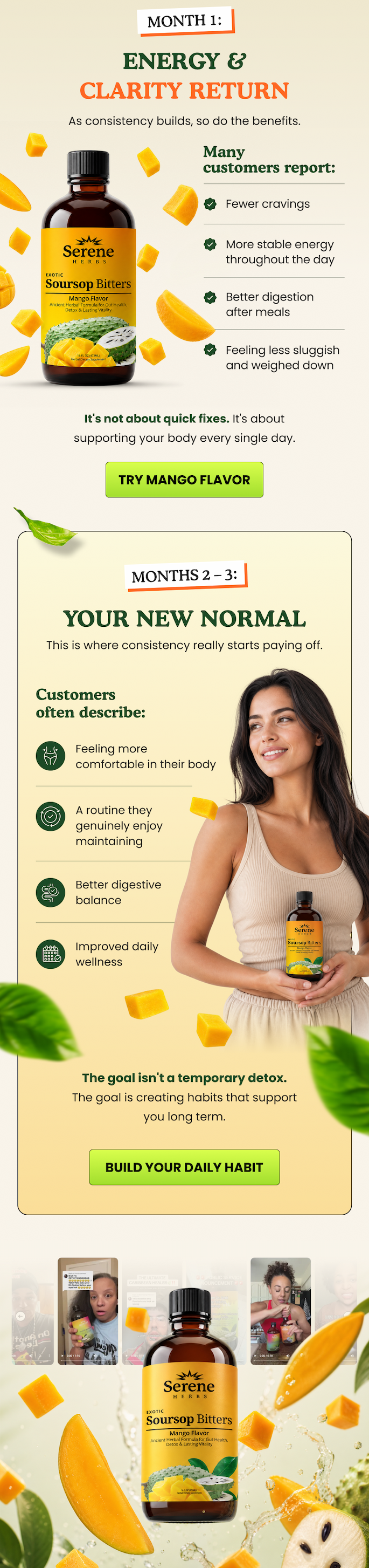Herbal blend designed to support gut health and energy
