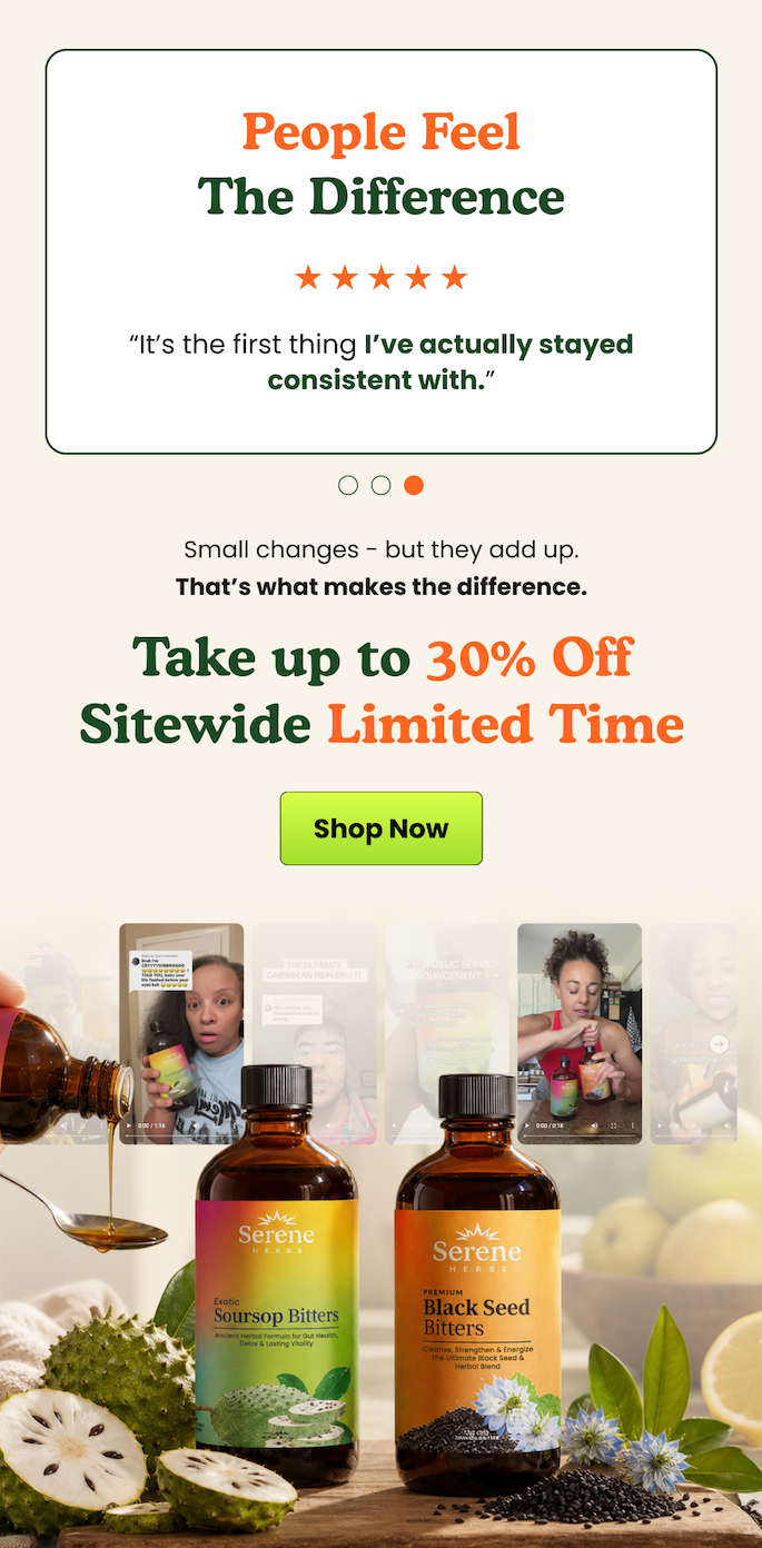Herbal blend designed to support gut health and energy