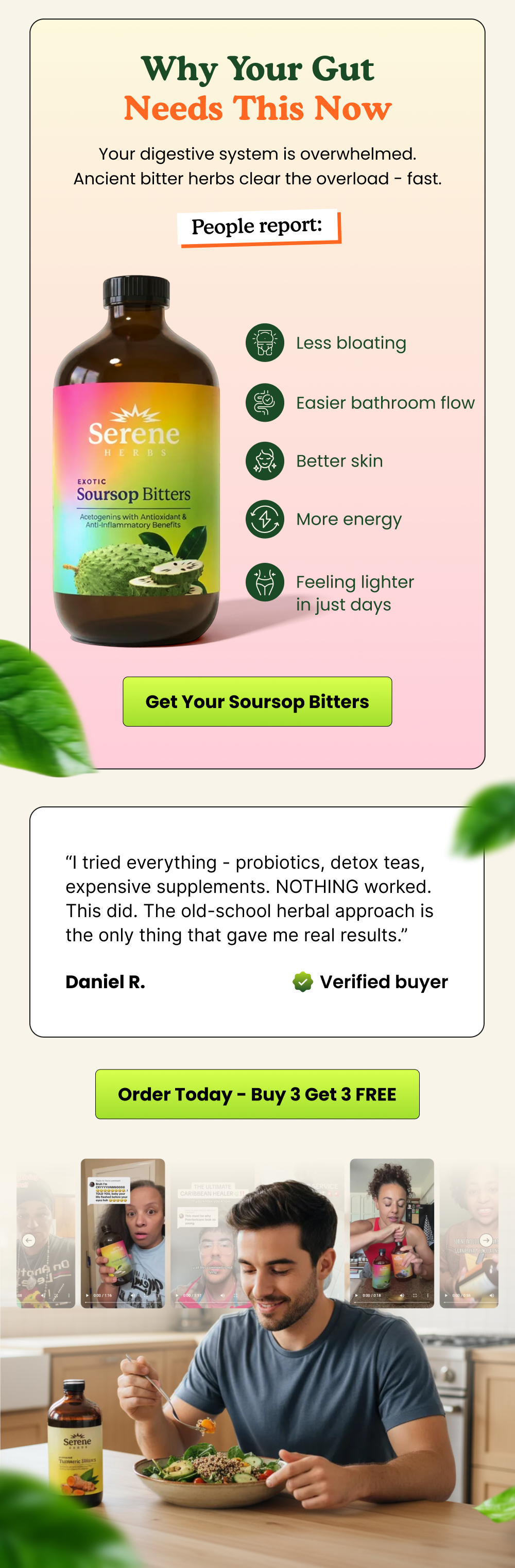 Supports digestive health and reduces bloating