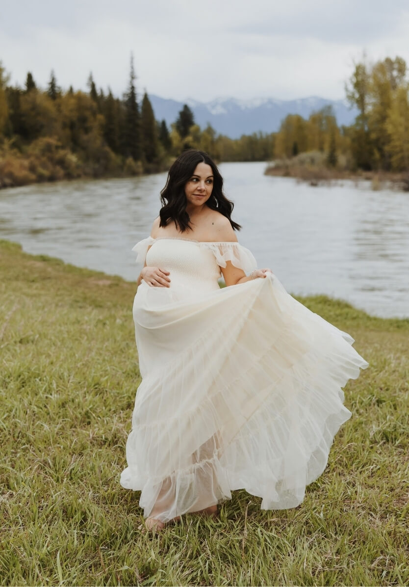 Women's Marabella Dress (antique ivory tulle)