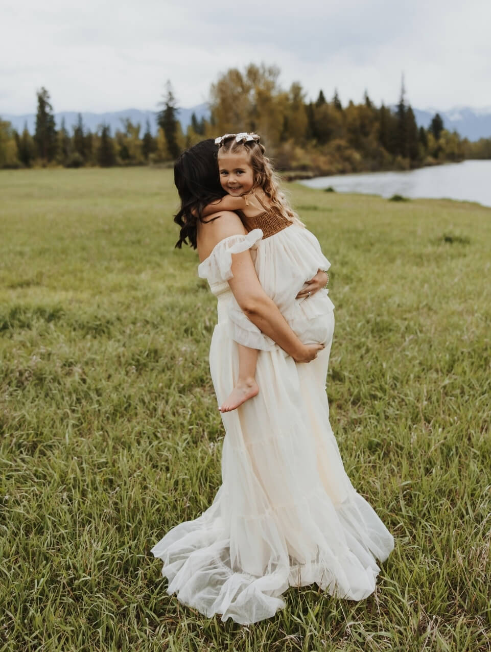 Jodi Twirl (two-tone mocha tulle)