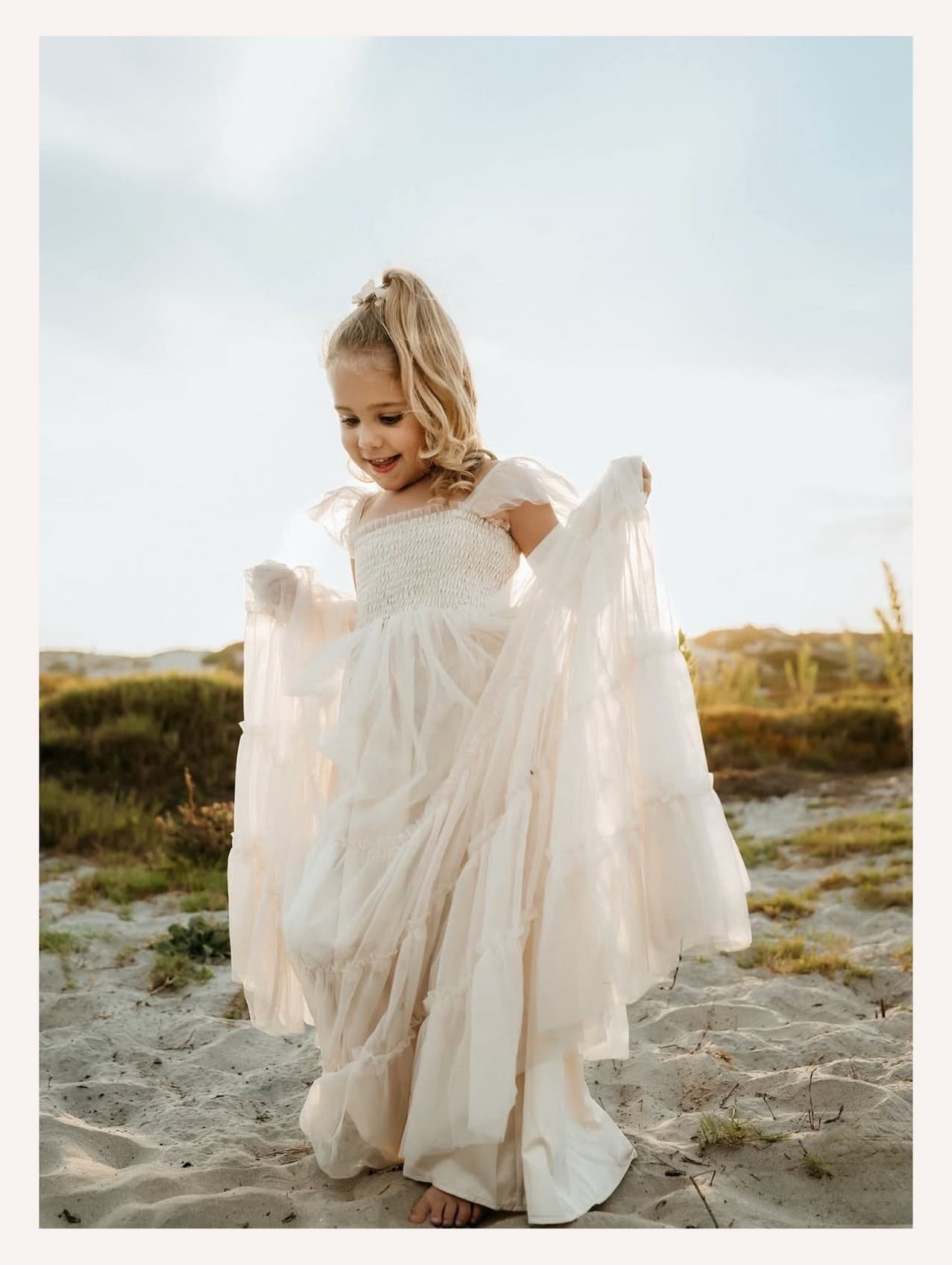 Marabella Dress Antique Ivory Tulle