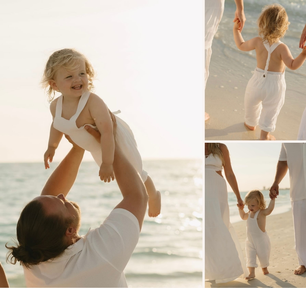 Grady Romper (white muslin)