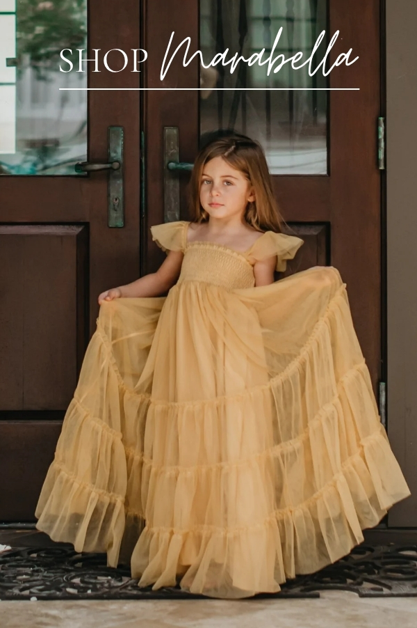Marabella Dress (saffron tulle)
