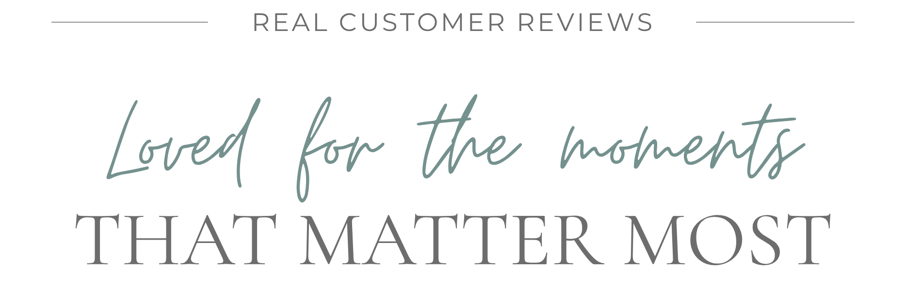 Real Customer Reviews