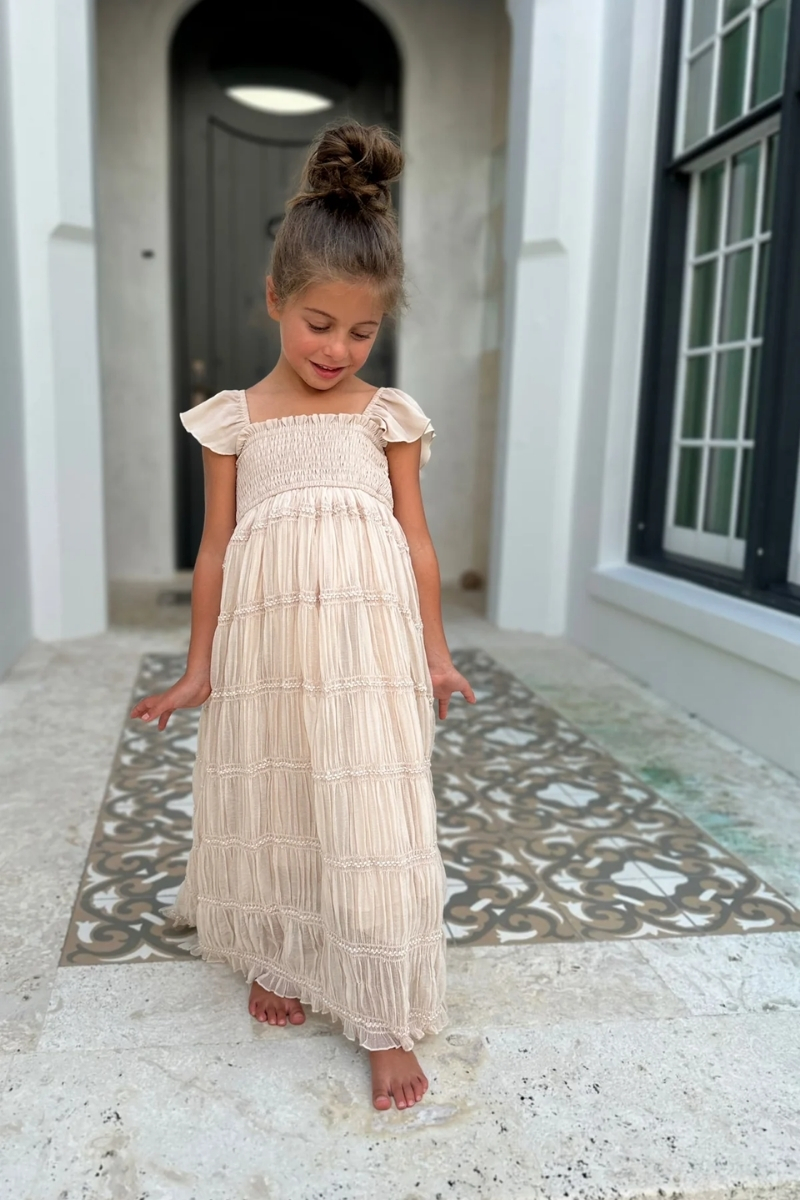 Marabella Dress (natural chiffon)