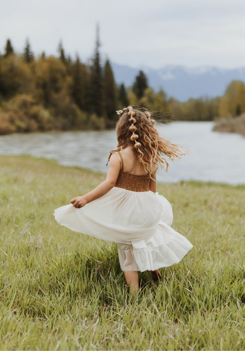 Jodi Twirl (two-tone mocha tulle)