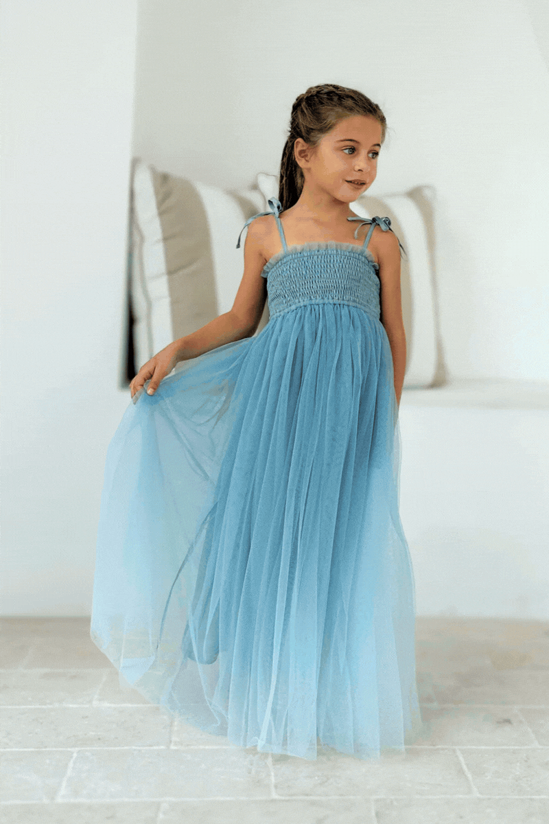 Isa Maxi (blue ombre tulle)