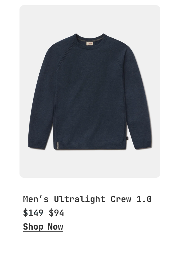 Men's Ultralight Crew 1.0
