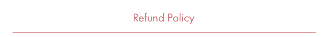 Refund Policy
