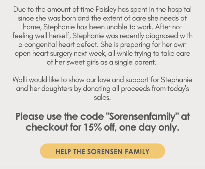 Can we count on you to help a family in need? - Walli Cases