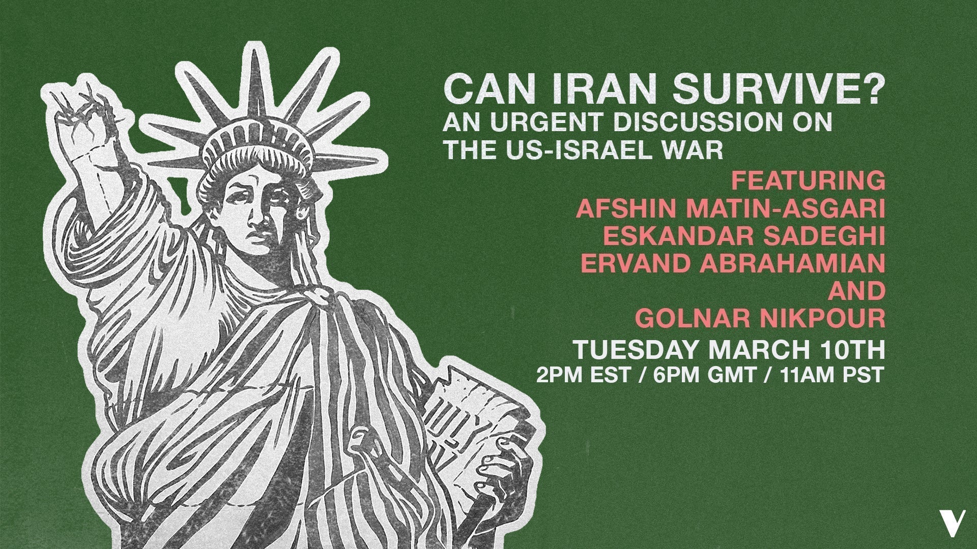 An urgent panel on the US-Israel war in Iran