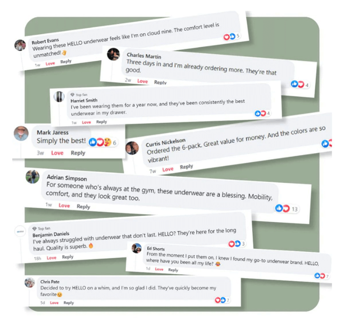 social media reviews