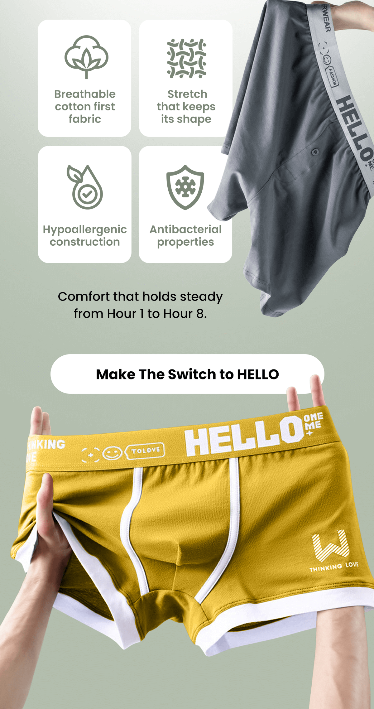 Make the switch to hello