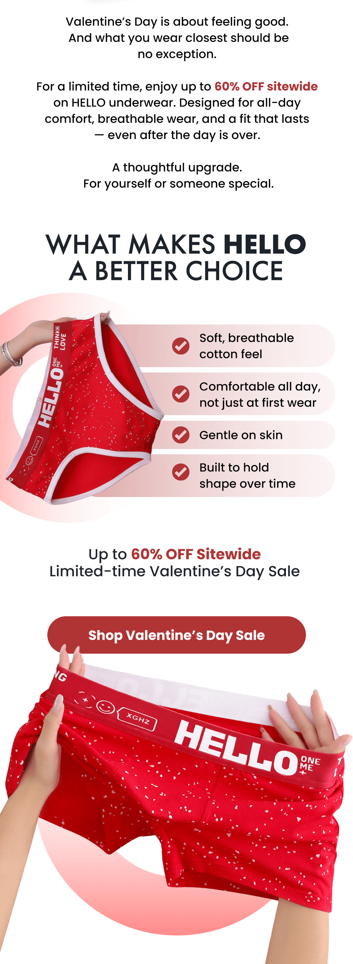 What makes hello a better choice