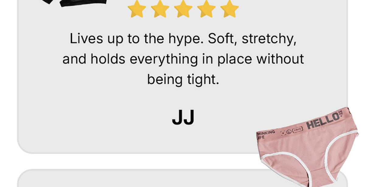 Lives up to the hype. Soft, stretchy, and holds everything in place without being tight.