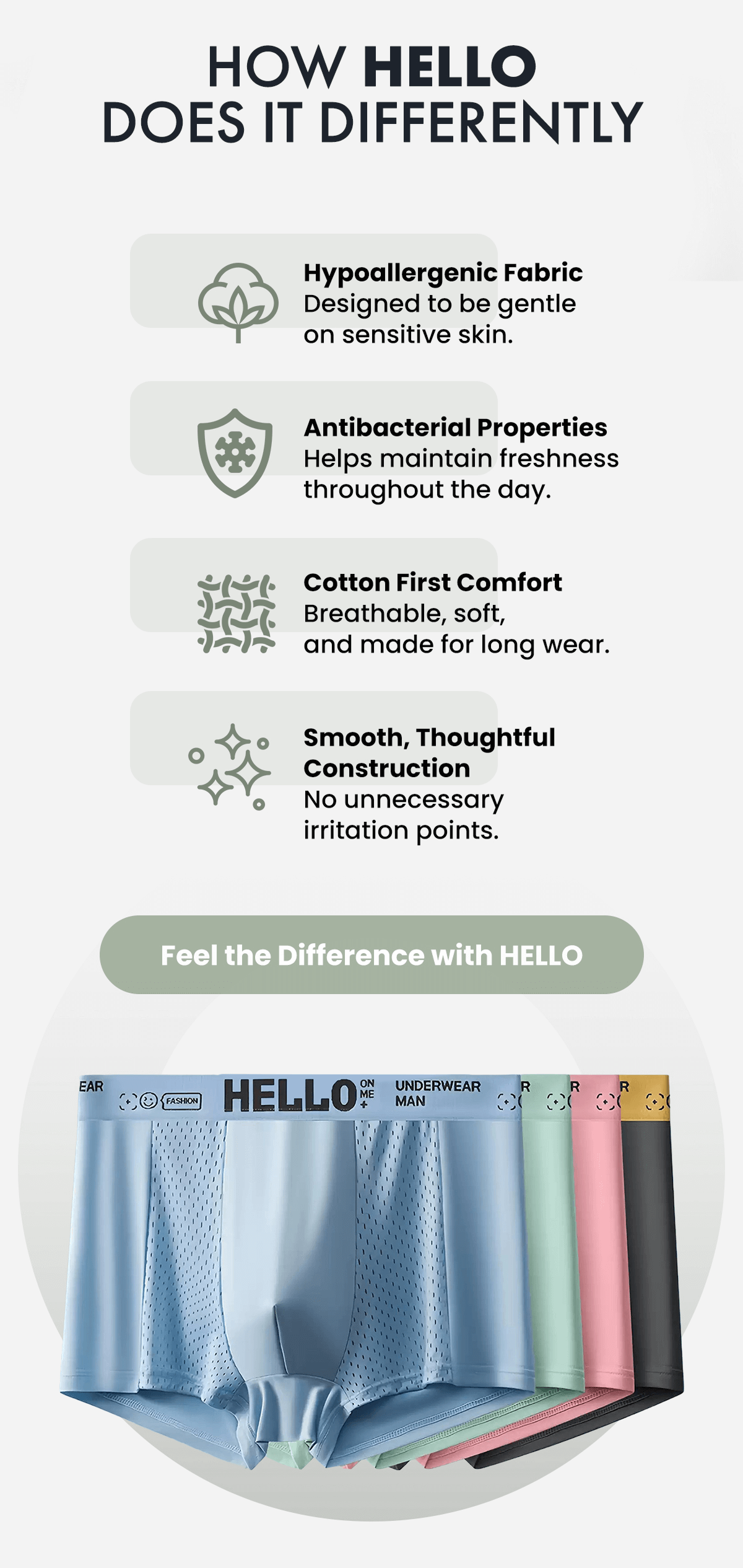 How hello does it differently