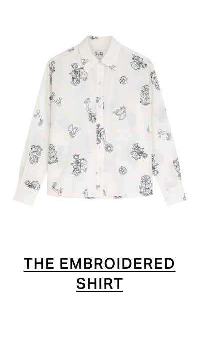Embroidered Relaxed-Fit Shirt