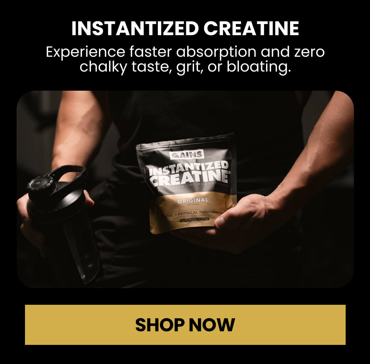 INSTANTIZED CREATINE