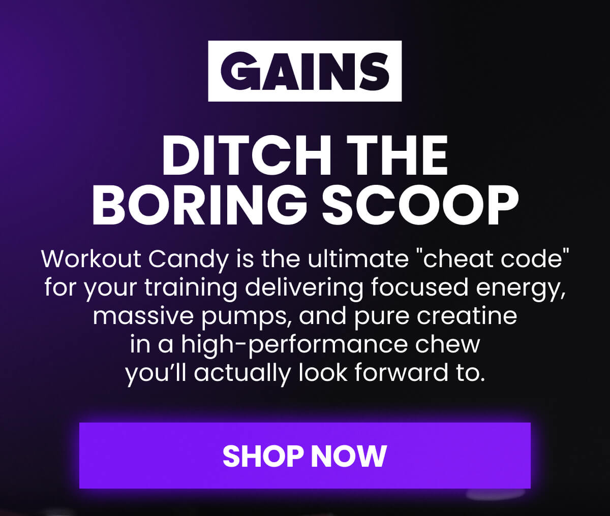 DITCH THE BORING SCOOP