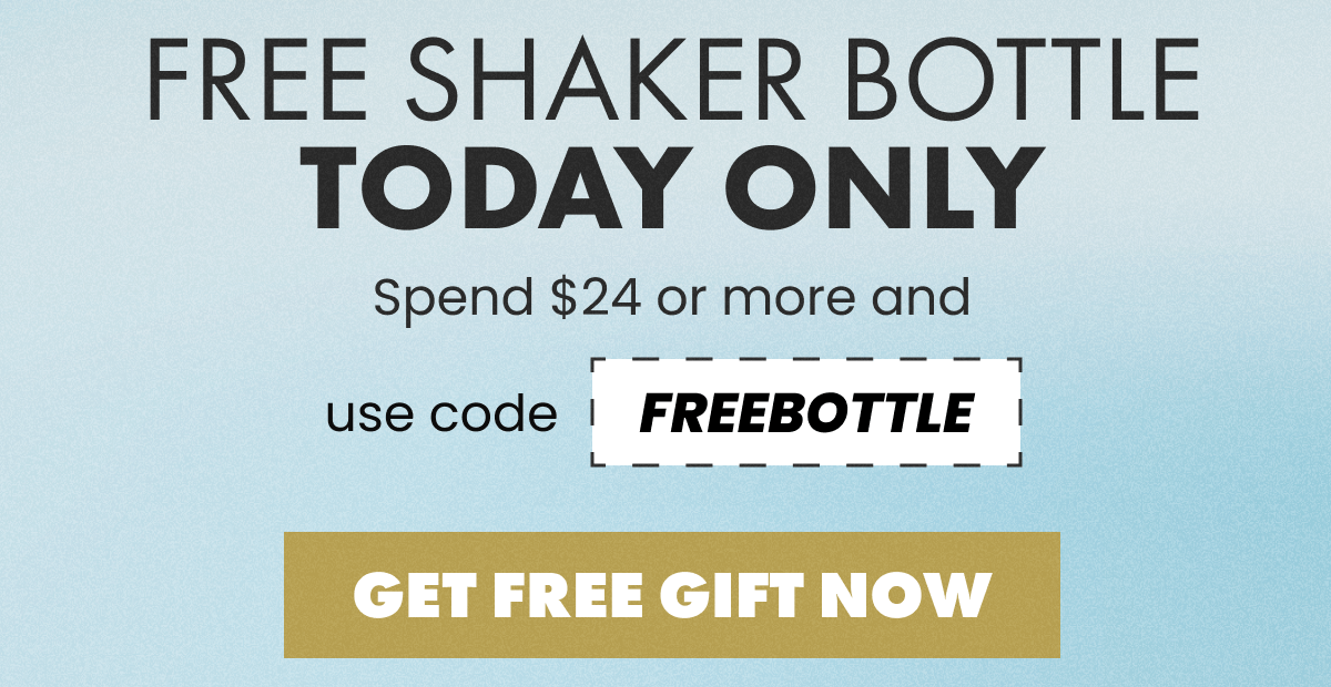 FREE SHAKER BOTTLE TODAY ONLY  use code FREEBOTTLE | GET FREE NOW