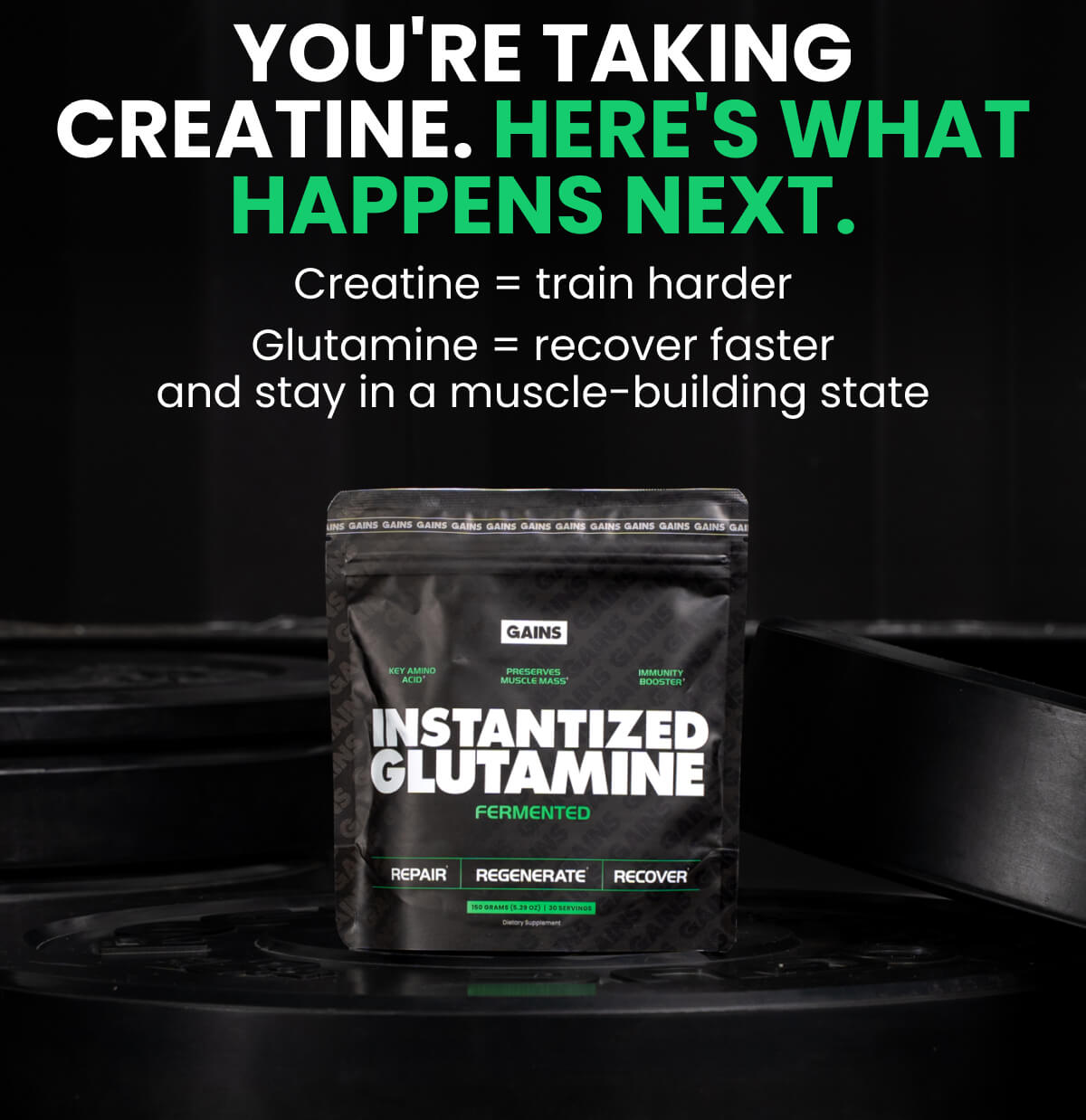 You're taking creatine. Here's what happens next.