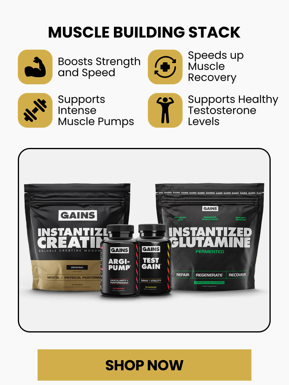 MUSCLE BUILDING STACK