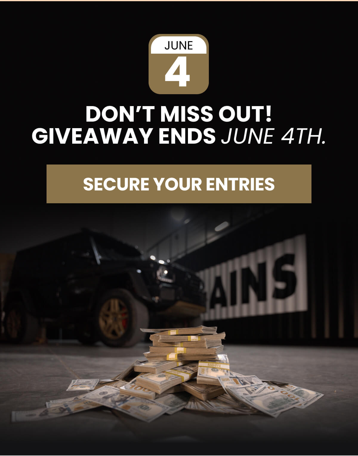 DON'T MISS OUT! GIVEAWAY ENDS JUNE 4TH.