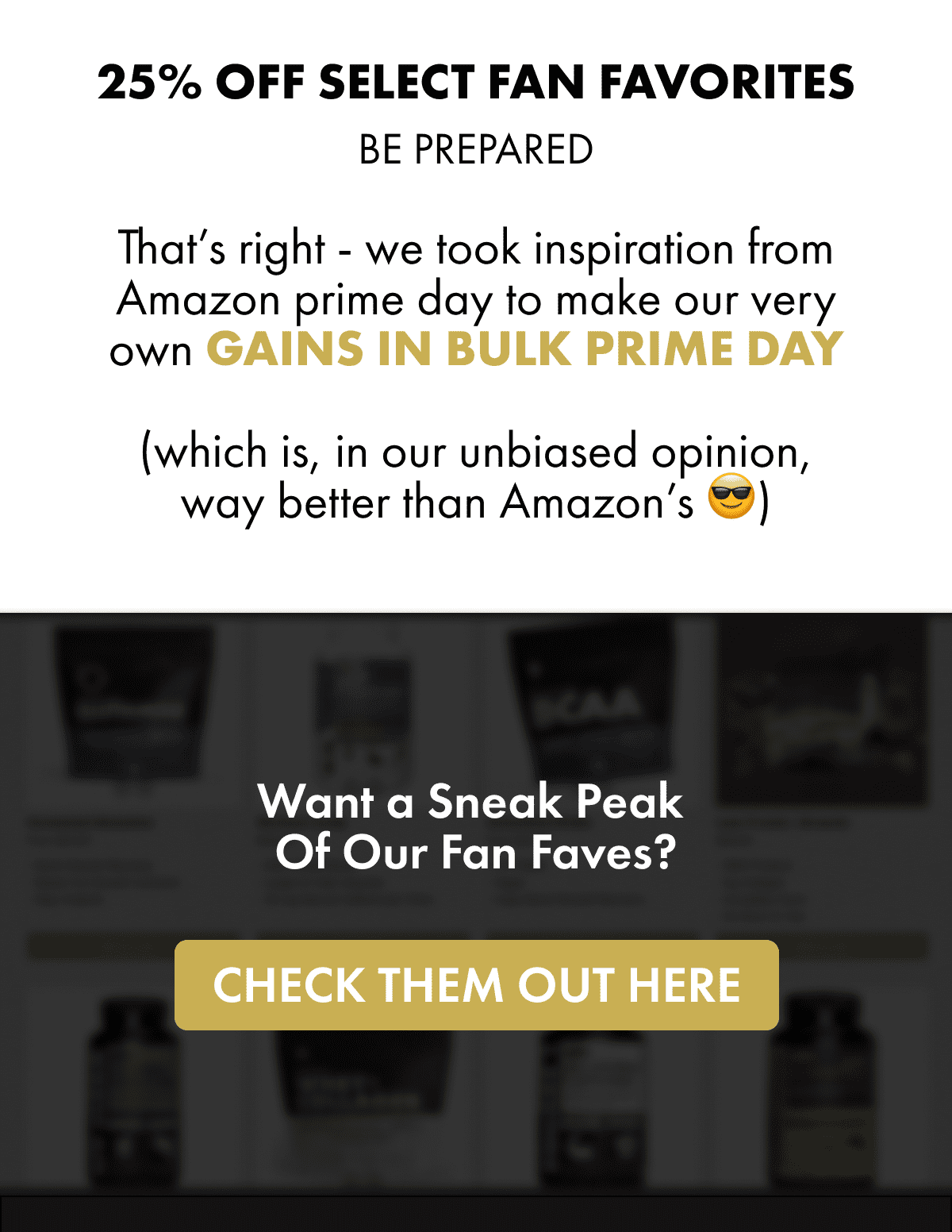 25% OFF SELECT FAN FAVORITES