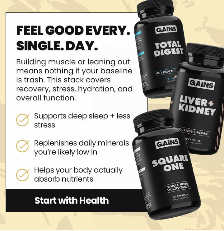 Feel good every single day. Start with health. 
