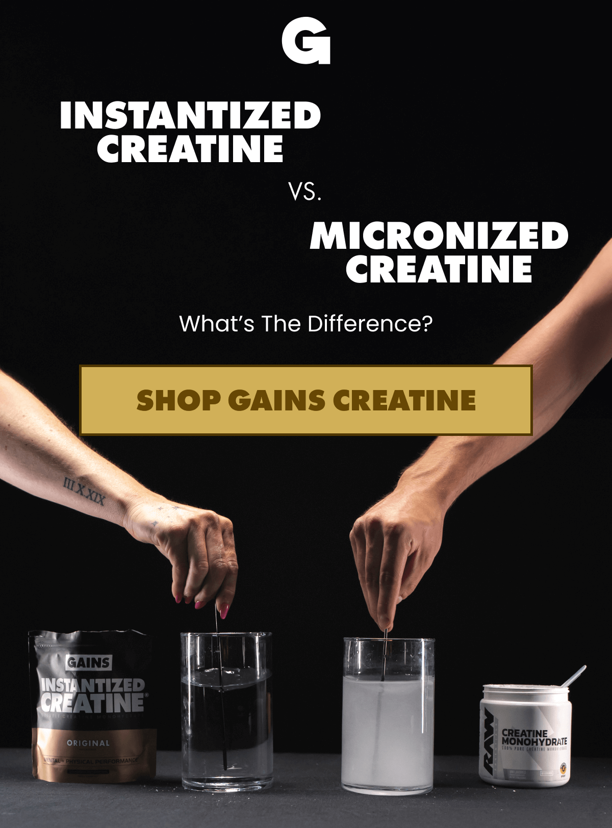 Instantized Creatine VS. Micronized Creatine | SHP GAINS CREATINE
