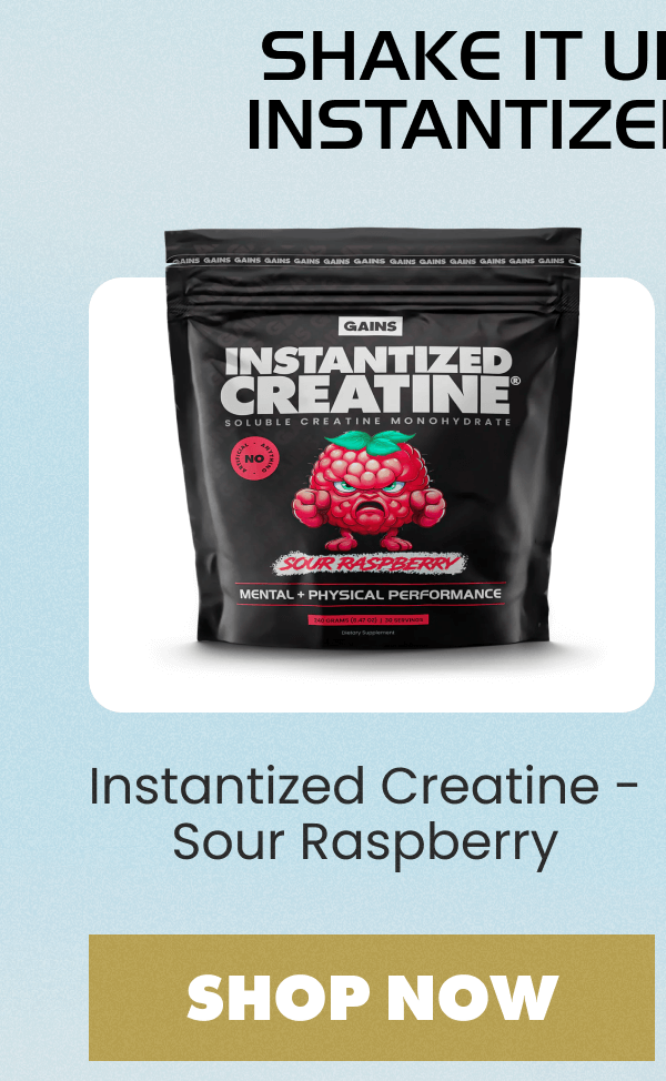 Instantized Creatine - Sour Raspberry | SHOPE NOW