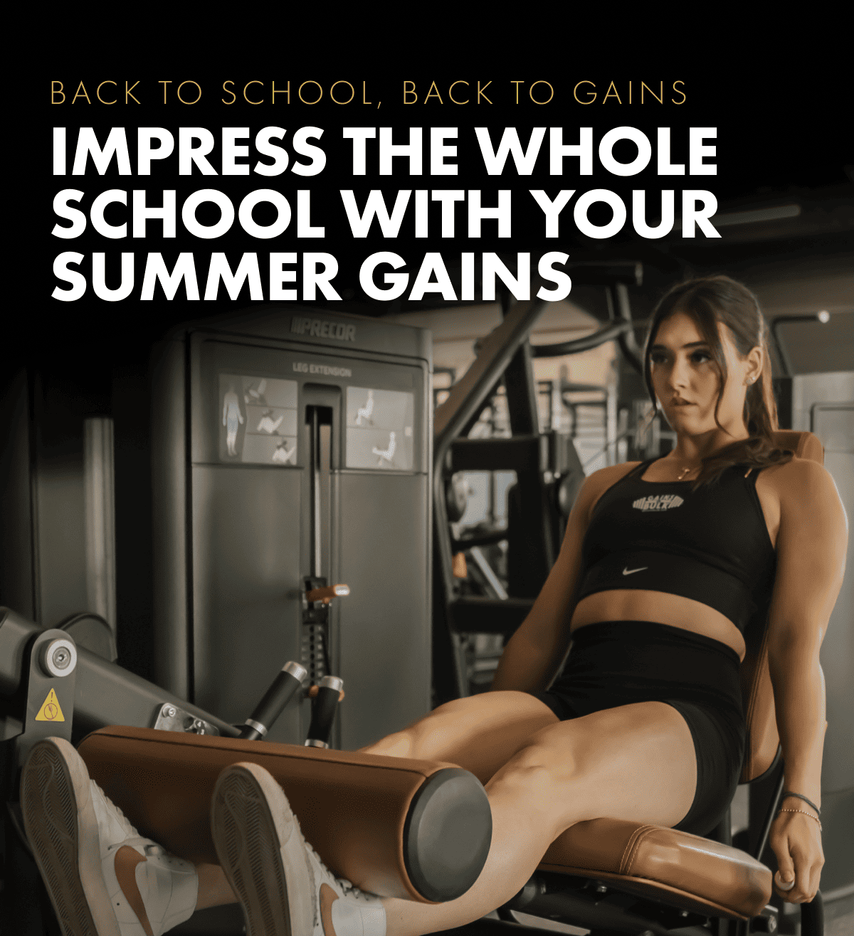 BACK TO SCHOOL, BACK TO GAINS