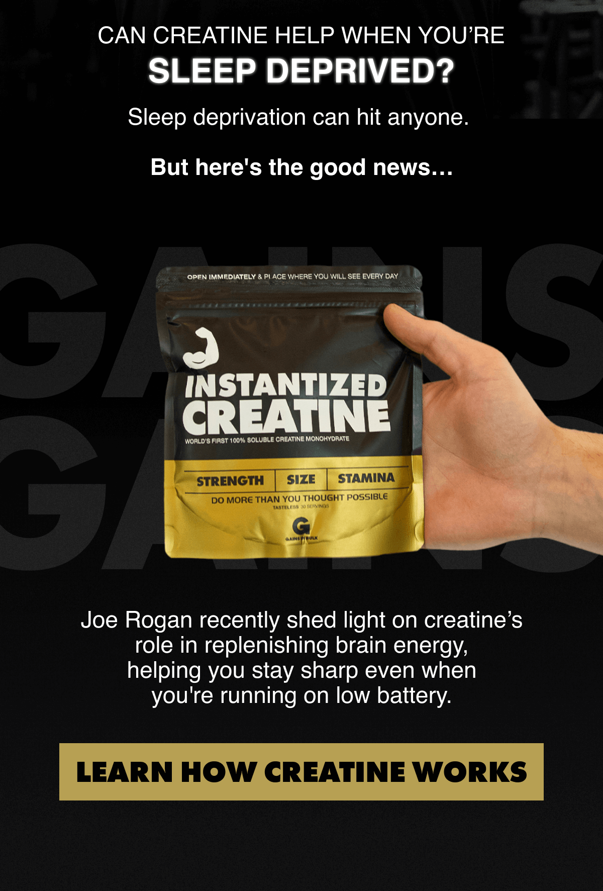 LEARN HOW CREATINE WORKS