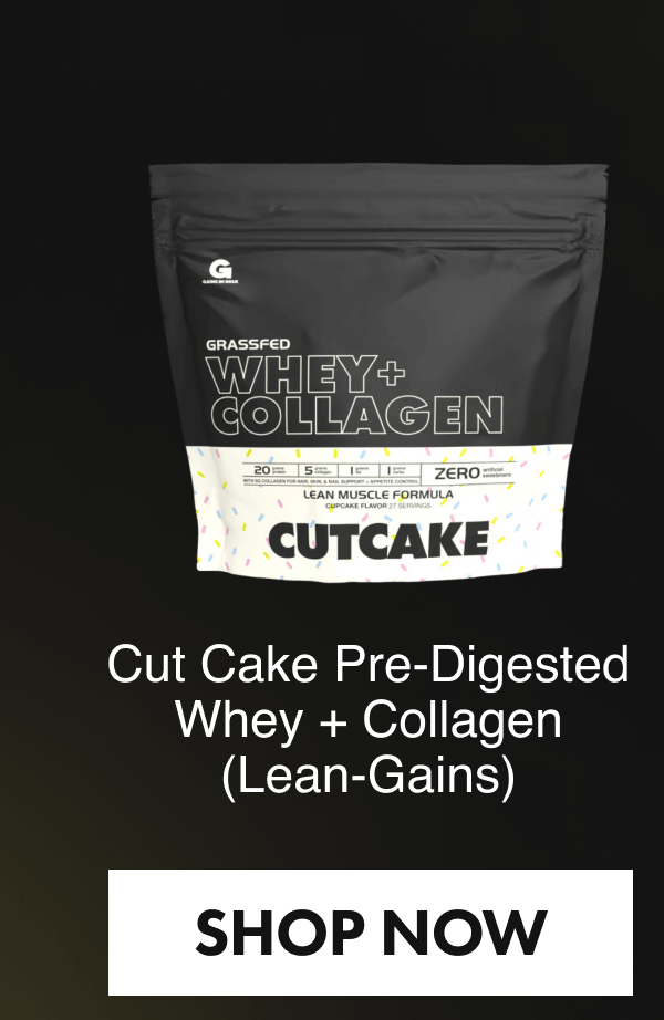 Cut Cake Pre-Digested Whey + Collagen (Lean-Gains) - SHOP NOW