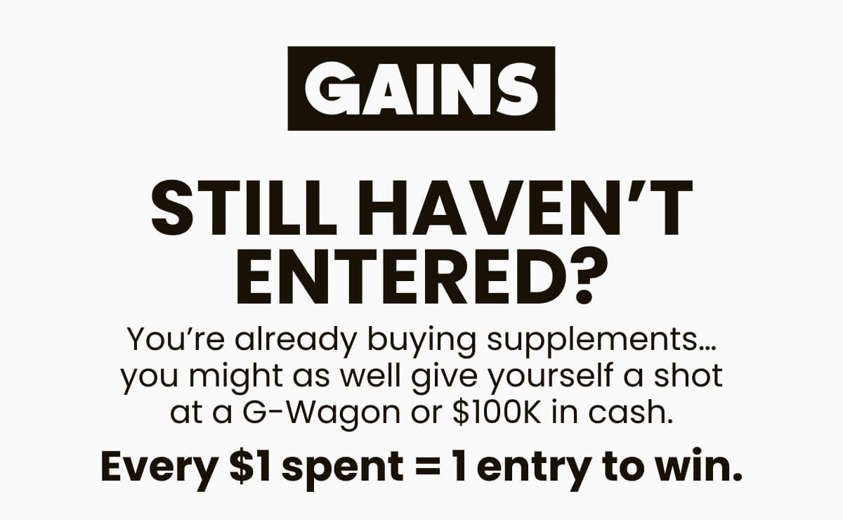 Still haven't entered?