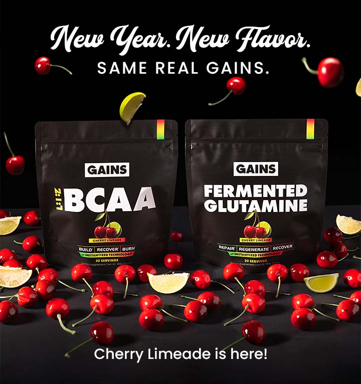 New Year, New Flavors - SAME REAL GAINS with Cherry Limeade