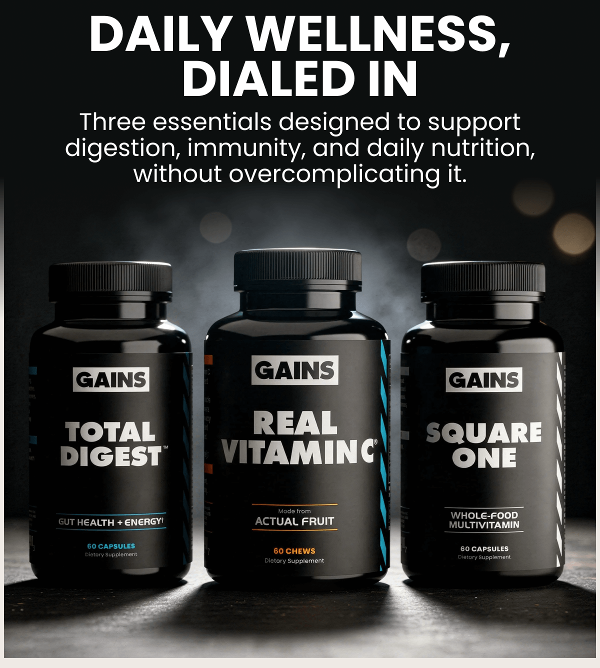 DAILY WELLNESS, DIALED IN