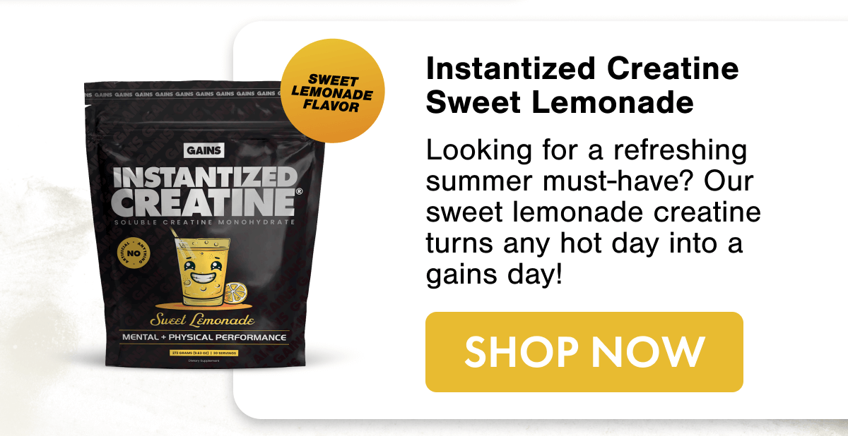 Instantized Creatine Sweet Lemonade - SHOP NOW