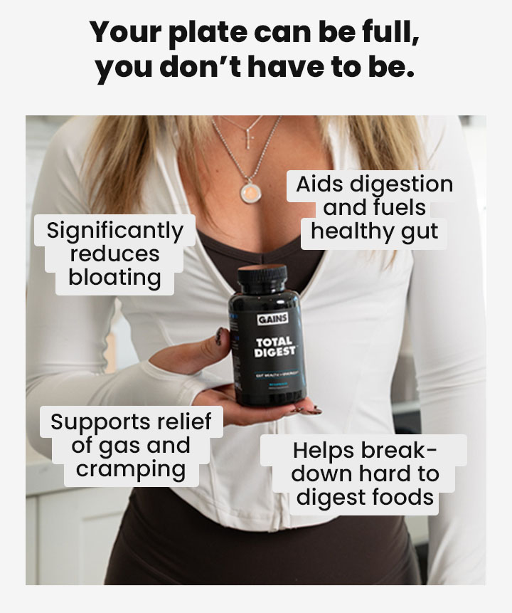 Your plate can be full, you don't have to be.