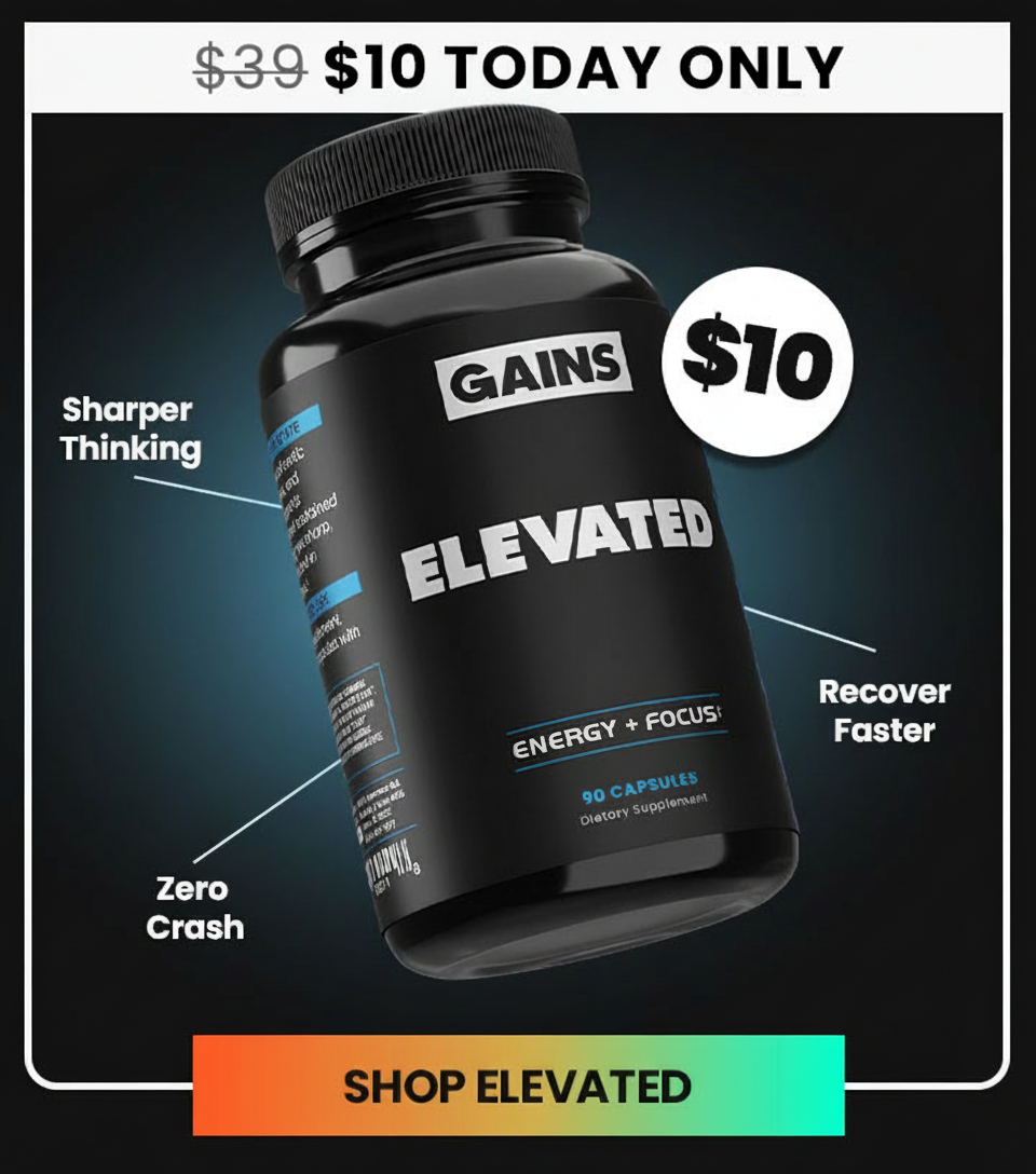 an image of a bottle of elevated energy with a price tag