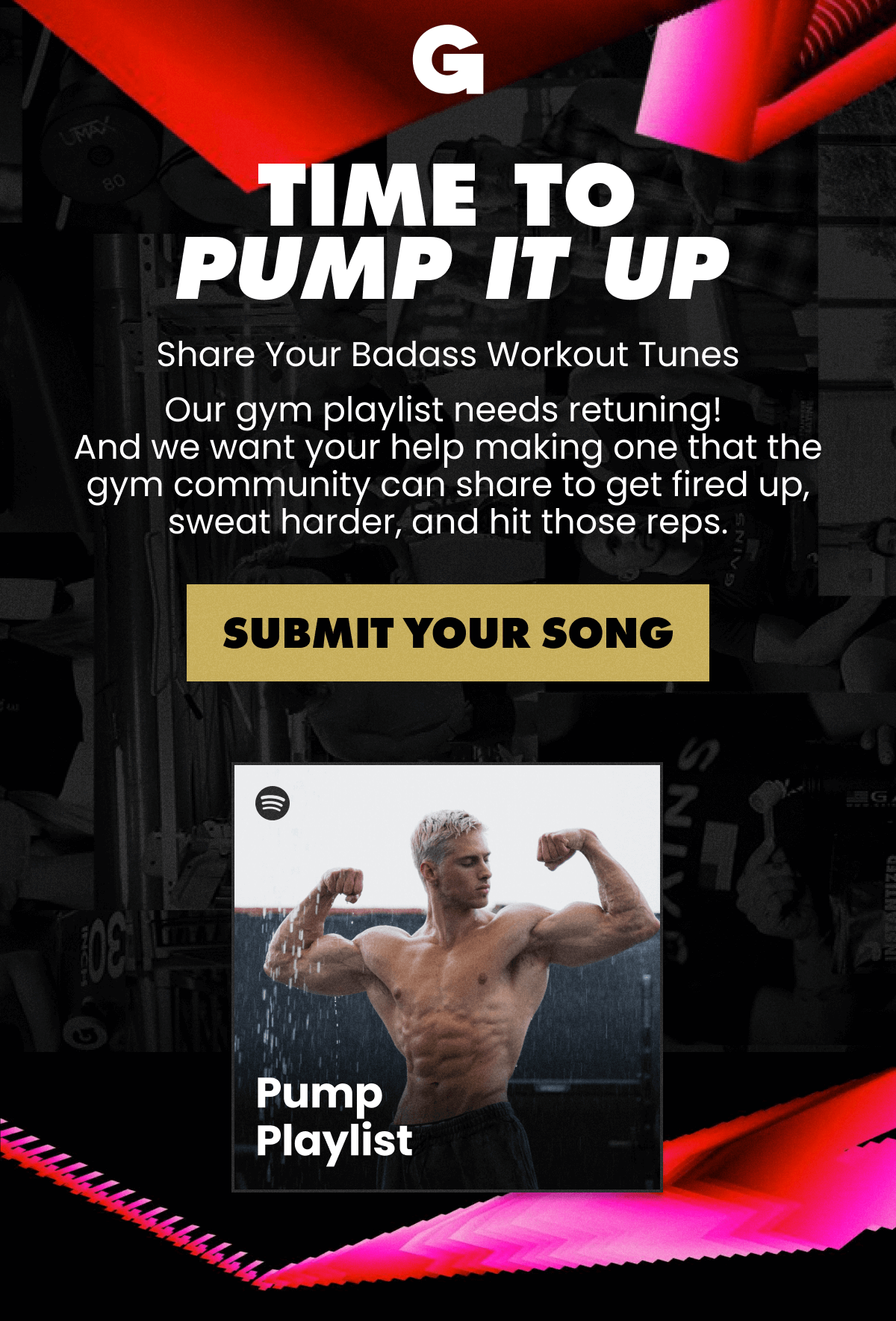 TIME TO PUMP IT UP | SUBMIT YOUR SONG