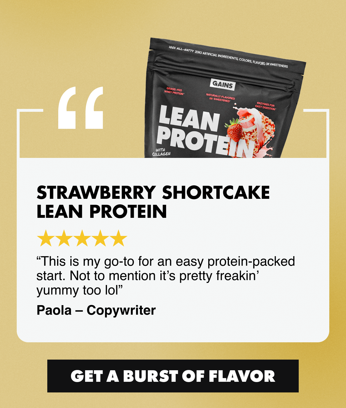 GET A A BURST FLAVOR