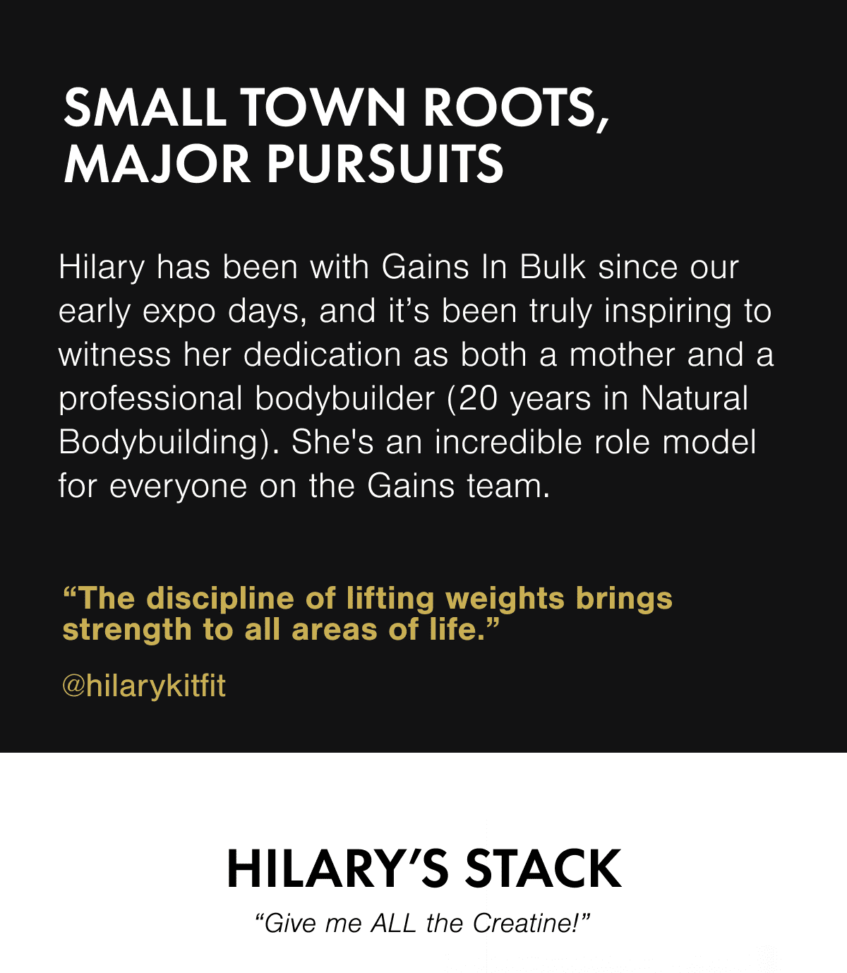 Small Town Roots, Major Pursuits