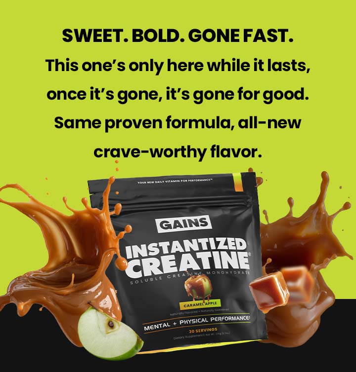 SWEET. BOLD. GONE FAST.