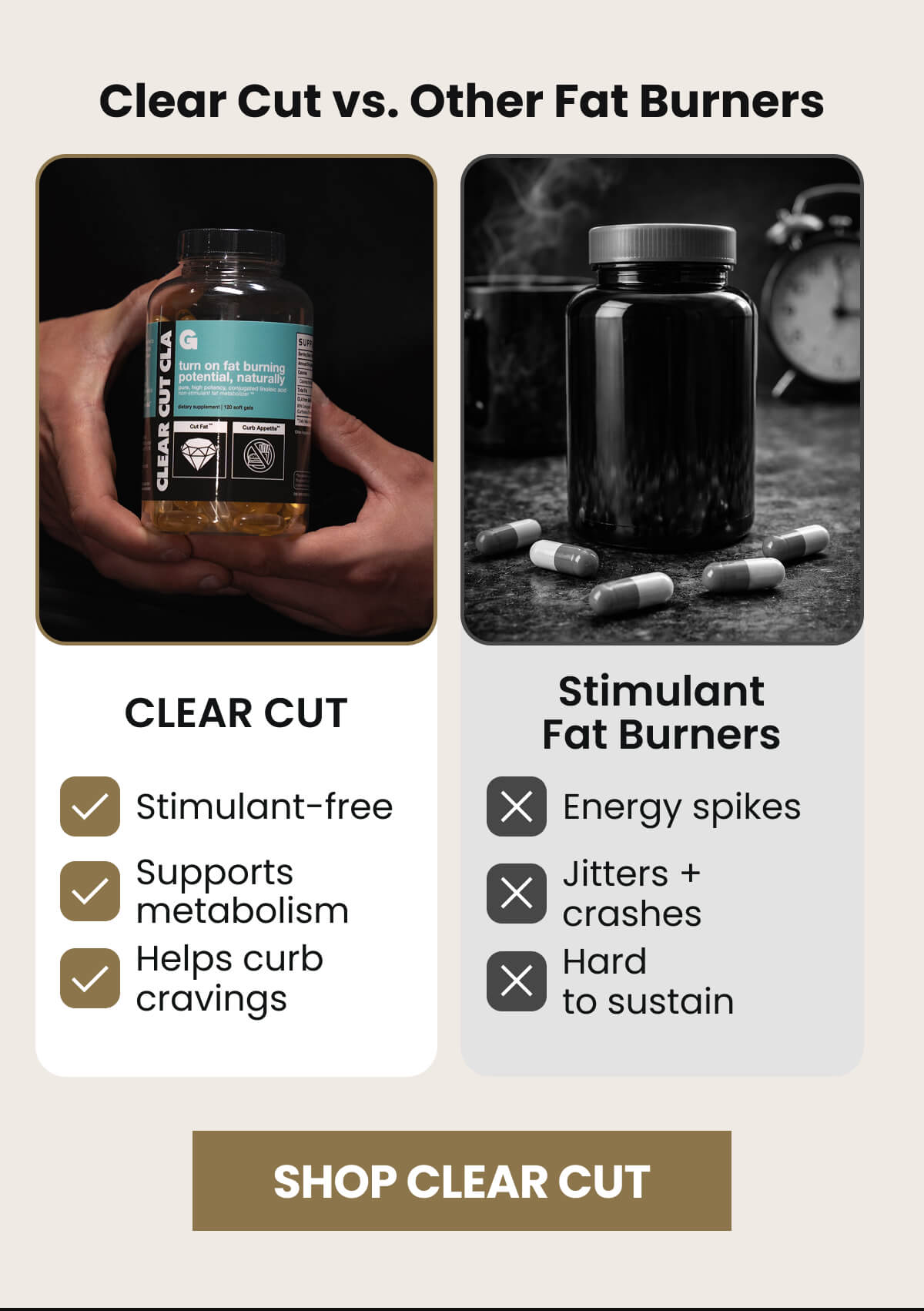 Clear Cut vs. Other Fat Burners