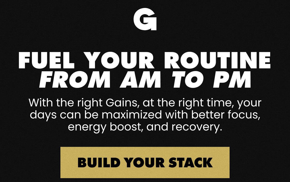 FUEL YOUR ROUTINE FROM AM TO PM  | BUILD YOUR STACK