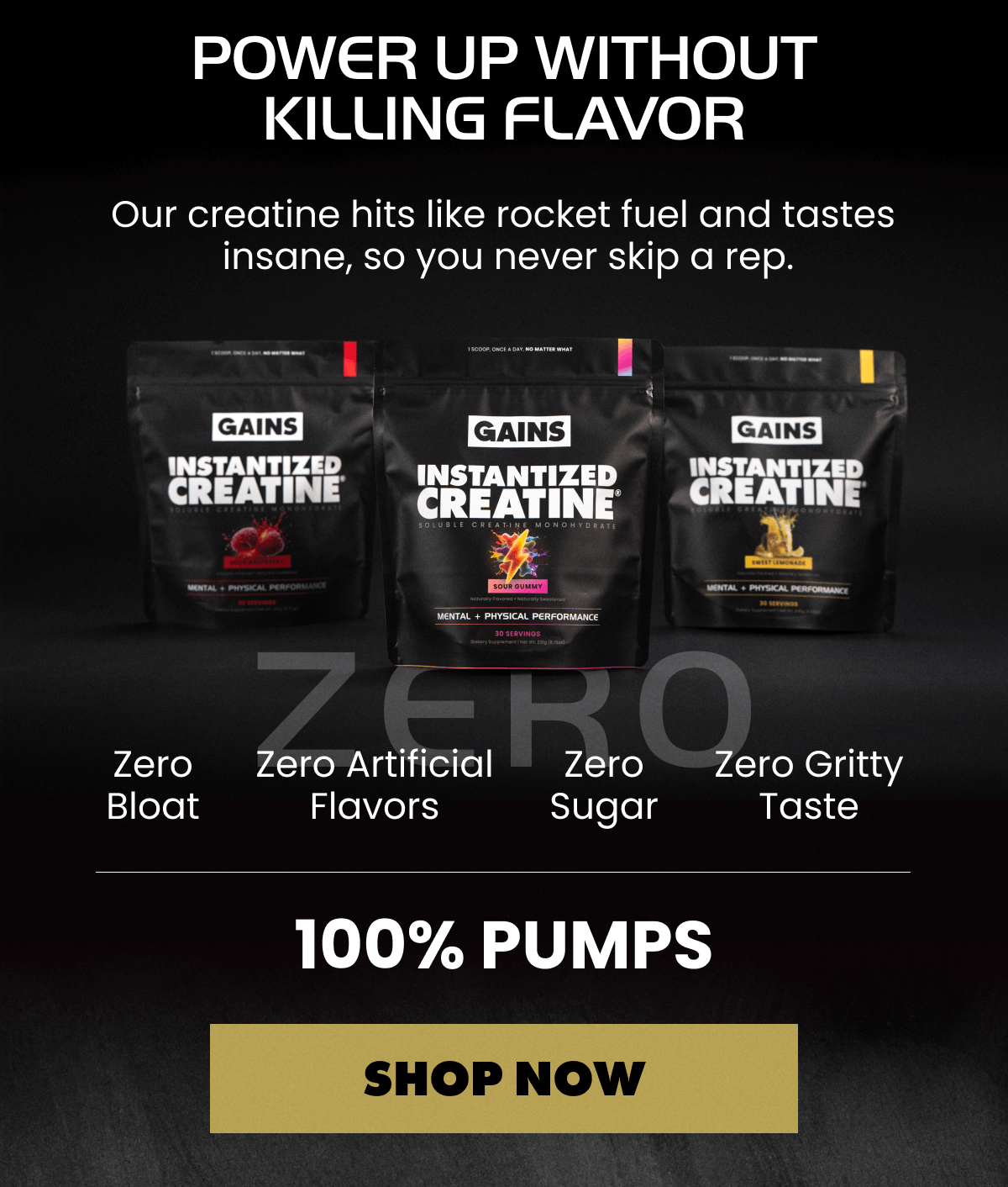 POWER UP WITHOUT KILLING FLAVOR | SHOP NOW