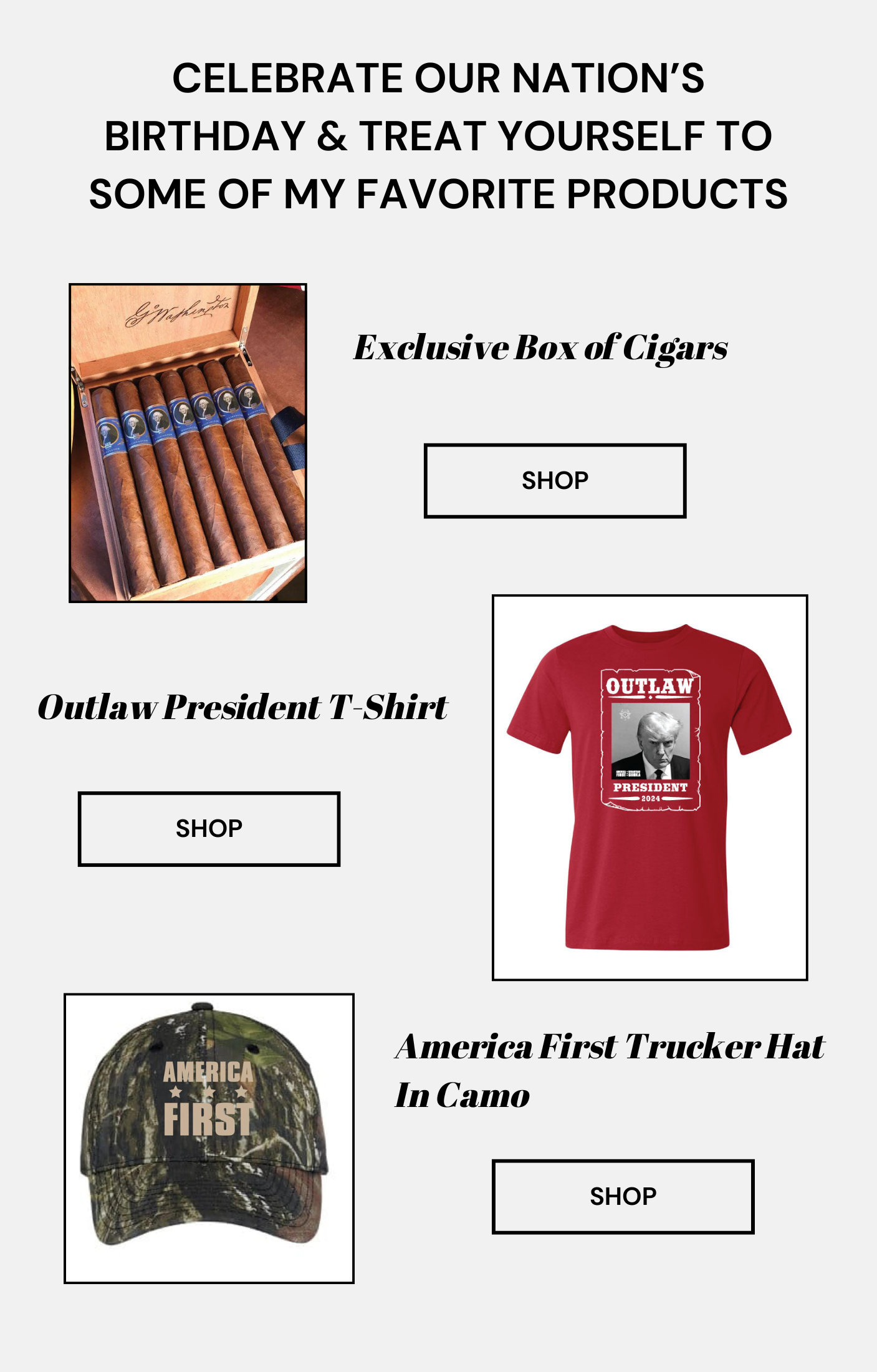 Celebrate Our Nation's Birthday