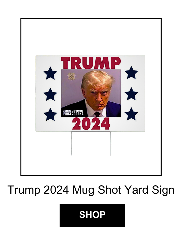 Trump Mugshot 2024 Yard Sign